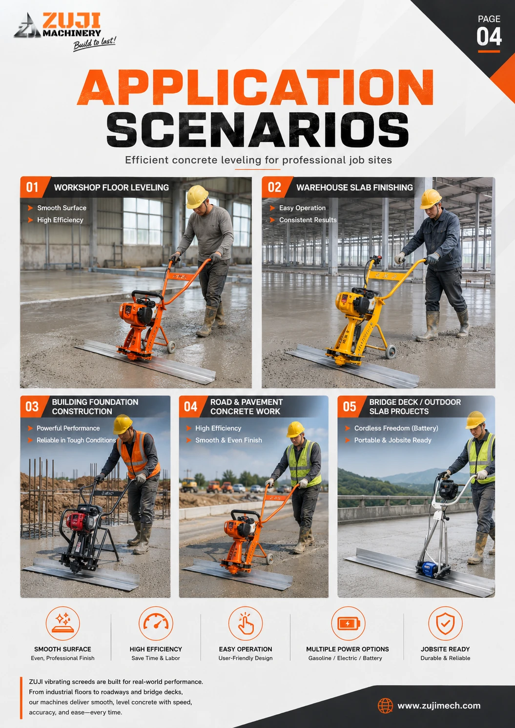 Vibratory Screed Machine 01 — Explore the details 3