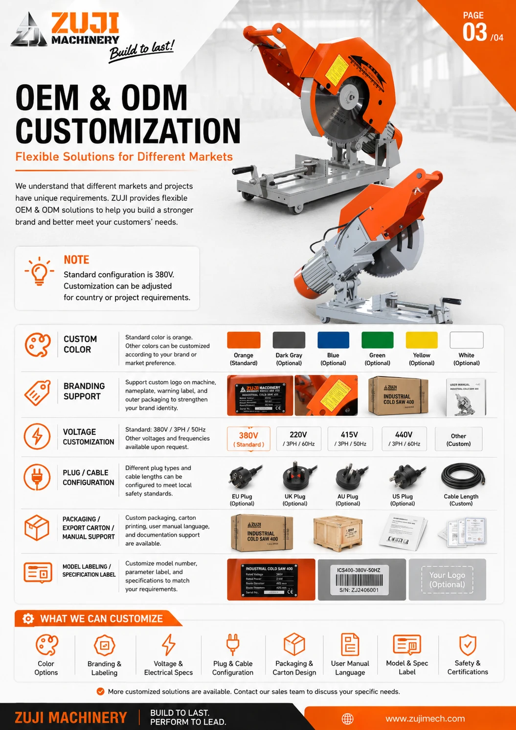 JQ400 Cold Circular Saw — Explore the details 3