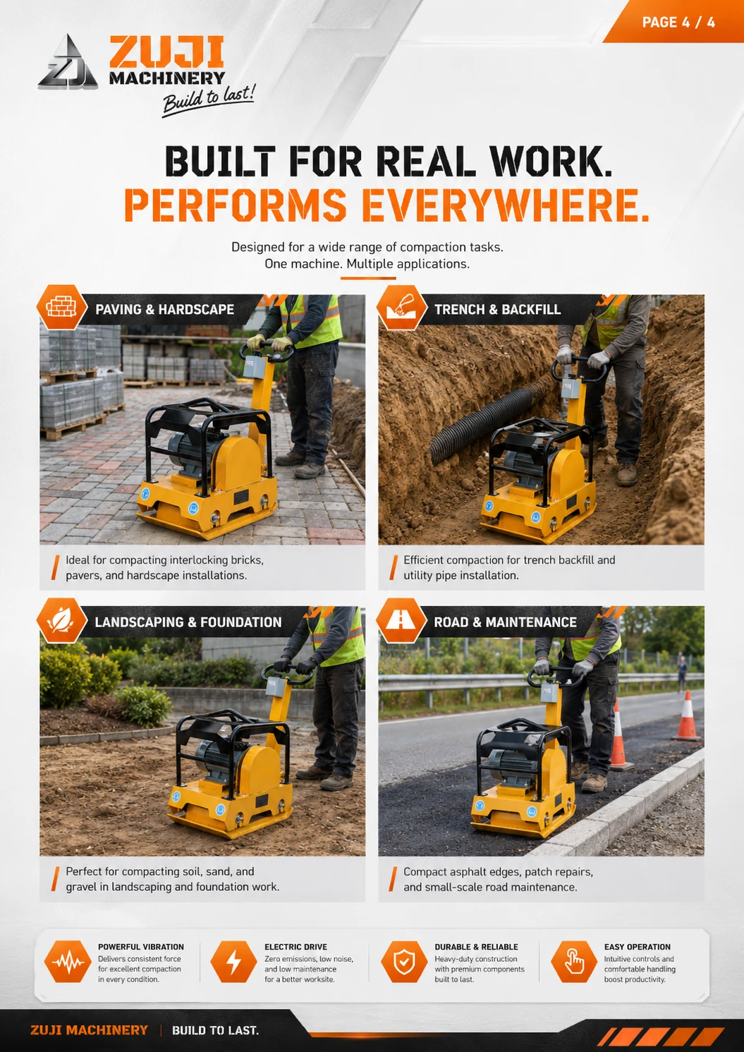 100 Electra Vibratory Plate Compactor — Explore the details 4