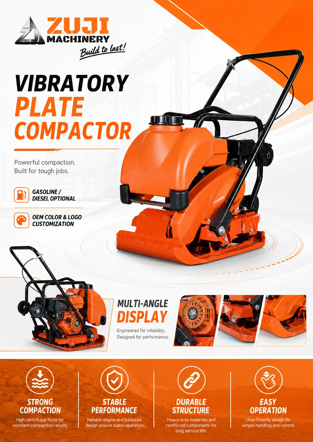 90 Vibratory Plate Compactor 02 — Explore the details 5