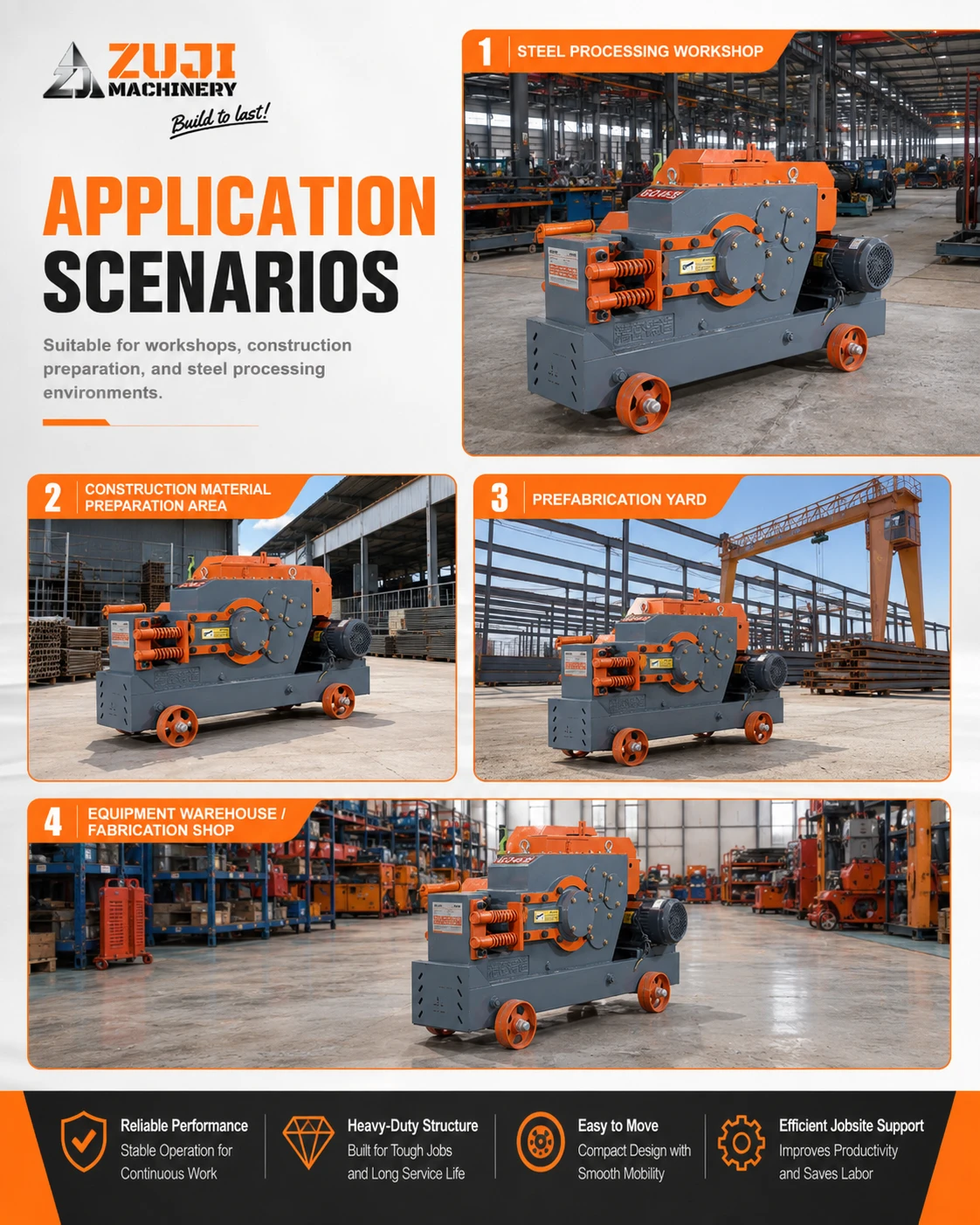 GQ45 Flat Cut Rebar Cutting Machine — Explore the details 5