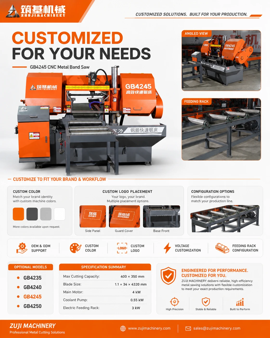 GB4245 Metal Band Sawing Machine — Explore the details 3