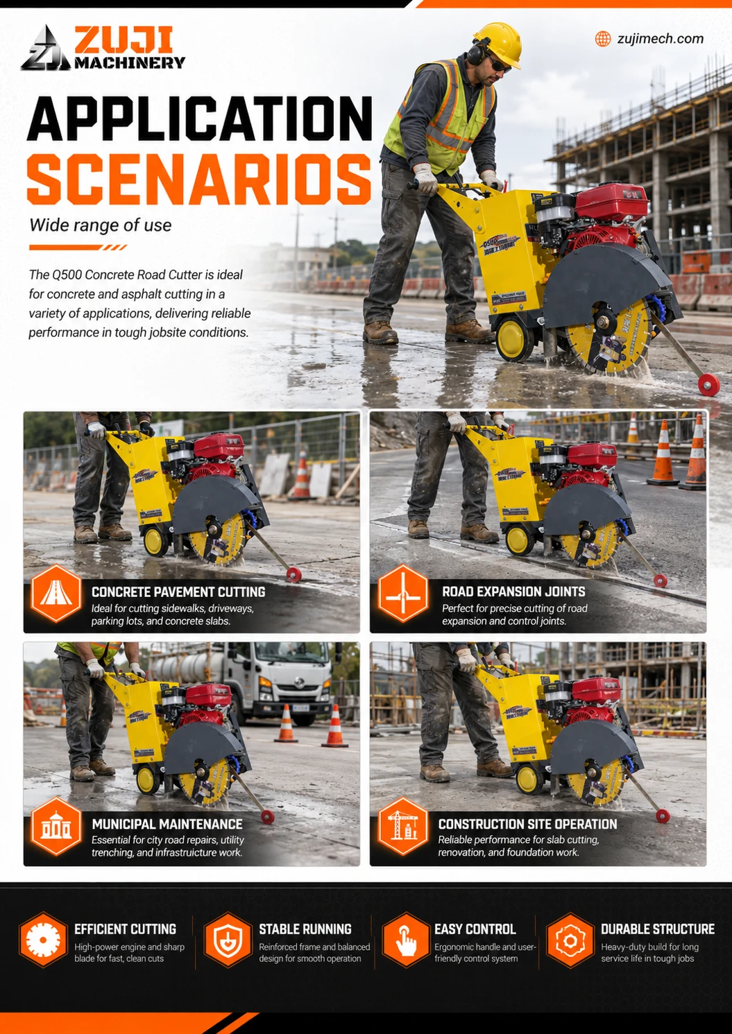 Q500 Road Cutter 06 — Explore the details 3