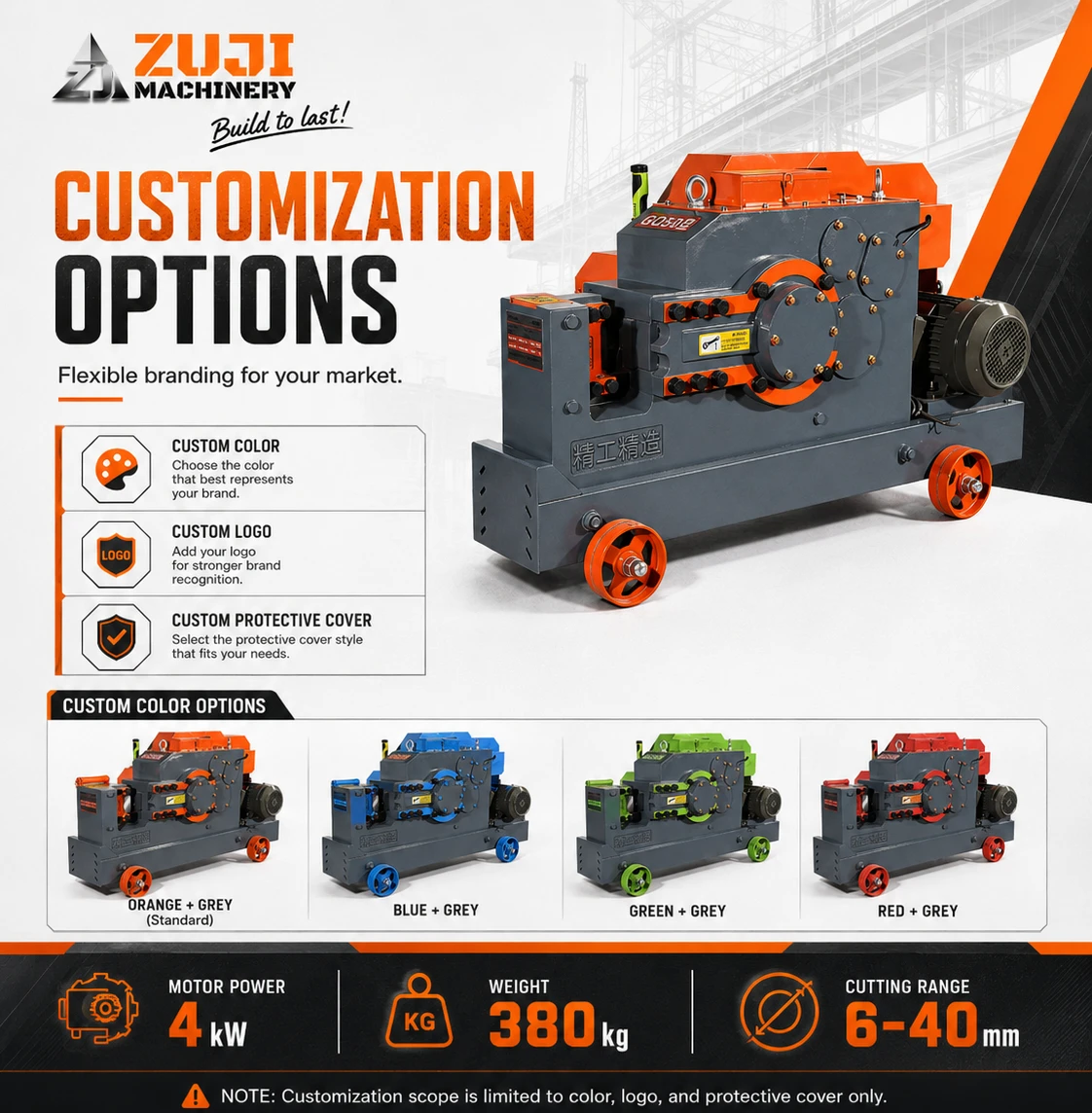 GQ50 Rebar Cutting Machine — Explore the details 1