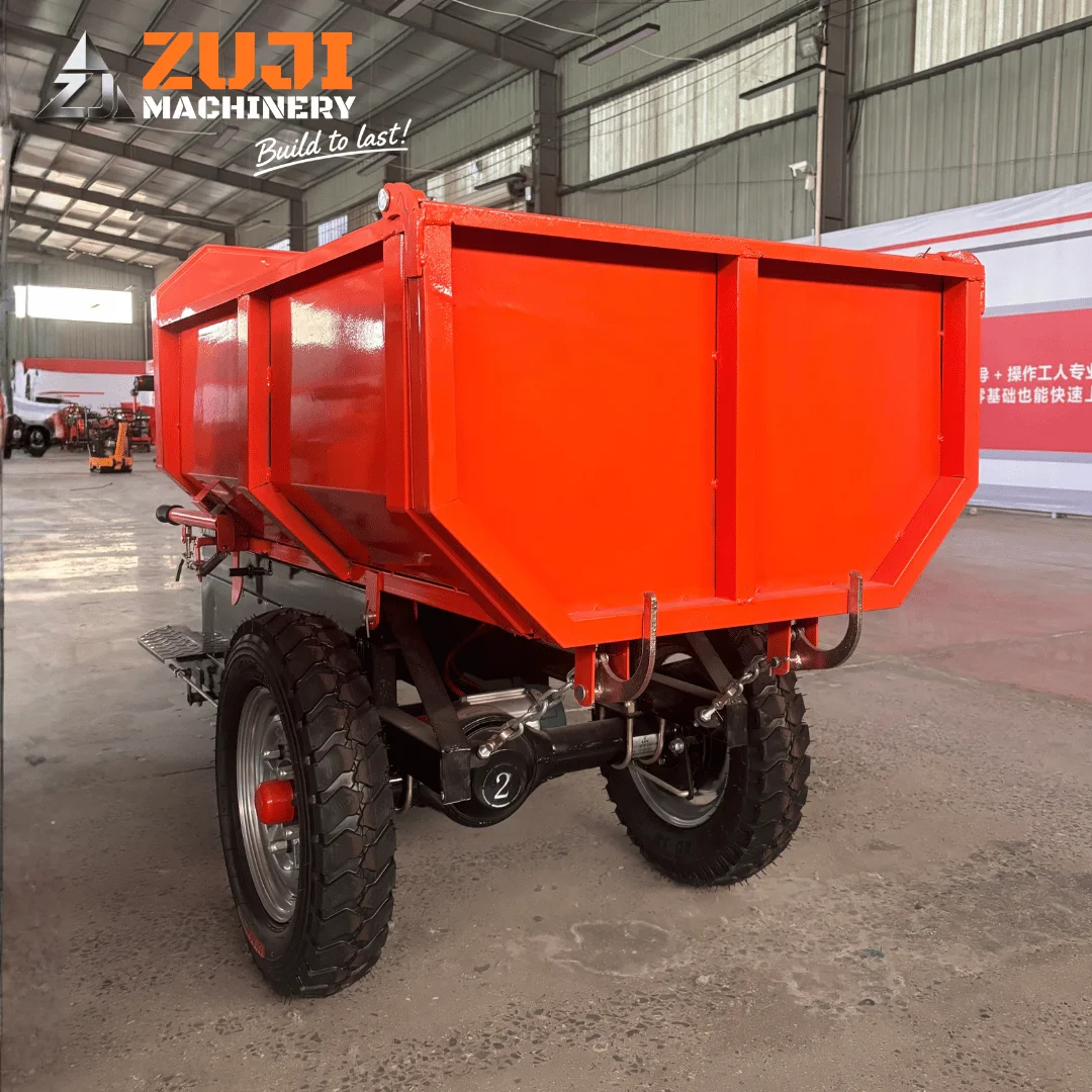 Electric U Shaped Dump Bed Cargo Tricycle