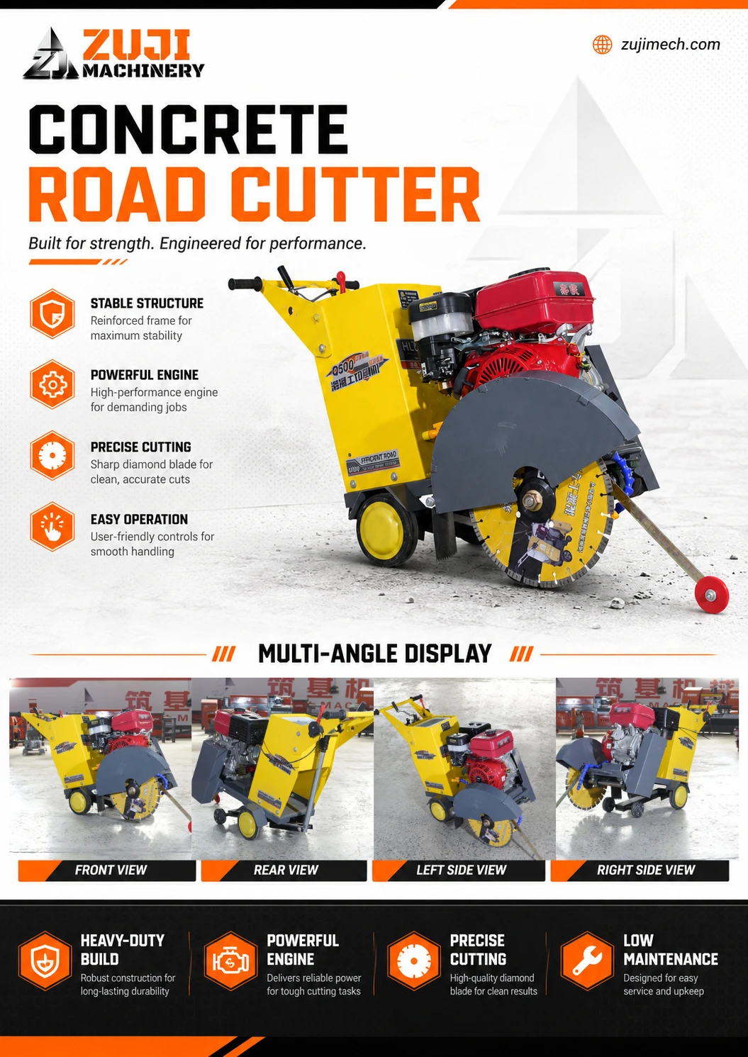 Q500 Road Cutter 06 — Explore the details 1