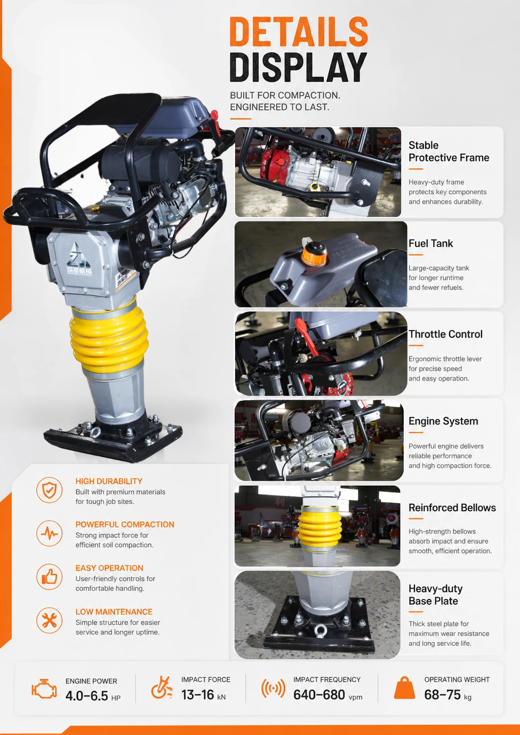 125 Tamping Rammer 04 — Explore the details 3