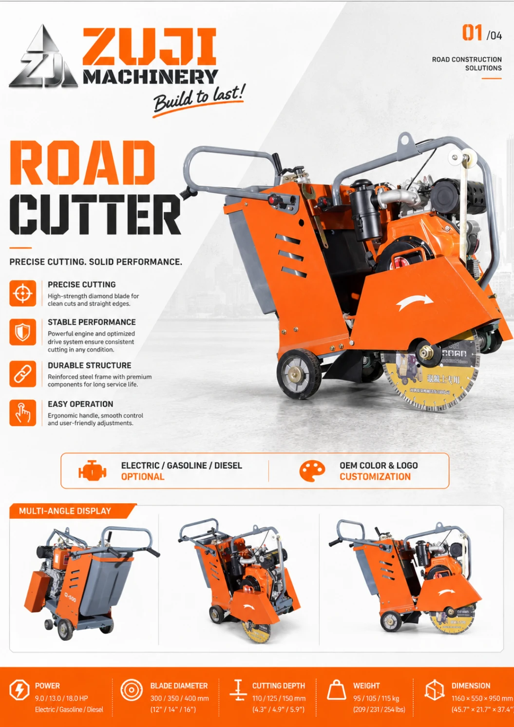 Q500 Road Cutter 03 — Explore the details 1