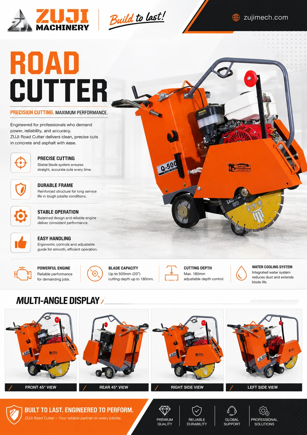 Q500 Road Cutter 04 — Explore the details 1