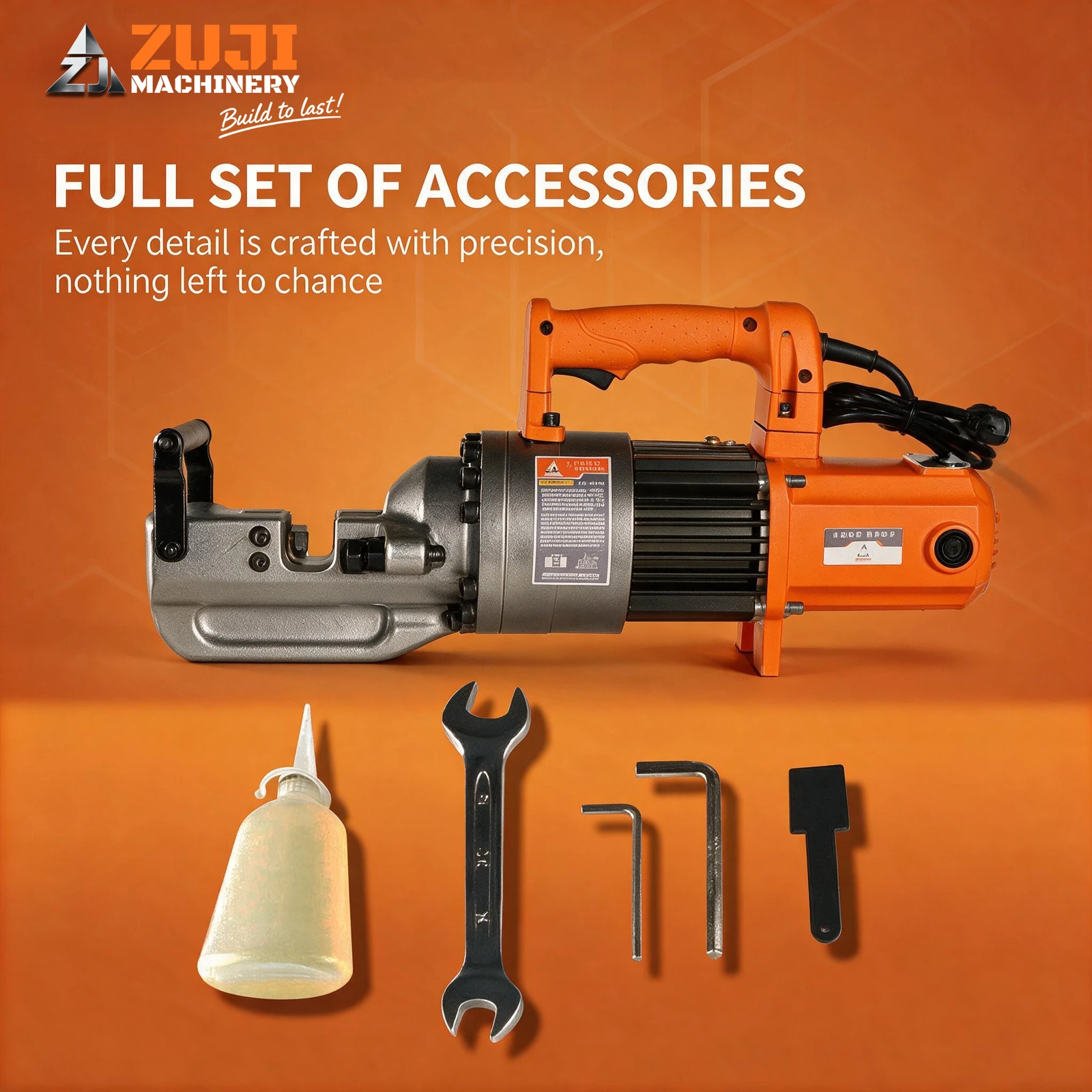 22mm Portable Brushed Motor Rebar Cutting Machine — Explore the details 6