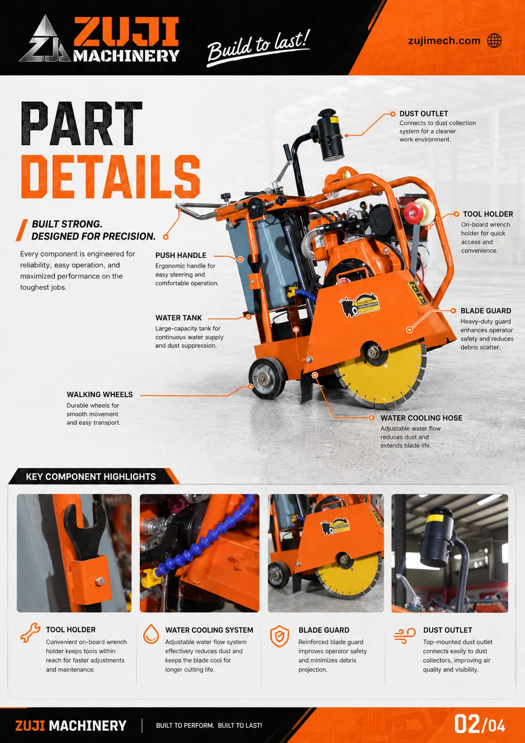 Q500 Road Cutter 01 — Explore the details 2