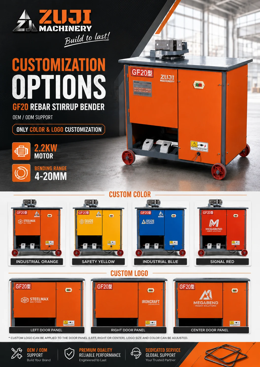 GF20 Rebar Stirrup Bending Machine — Explore the details 2