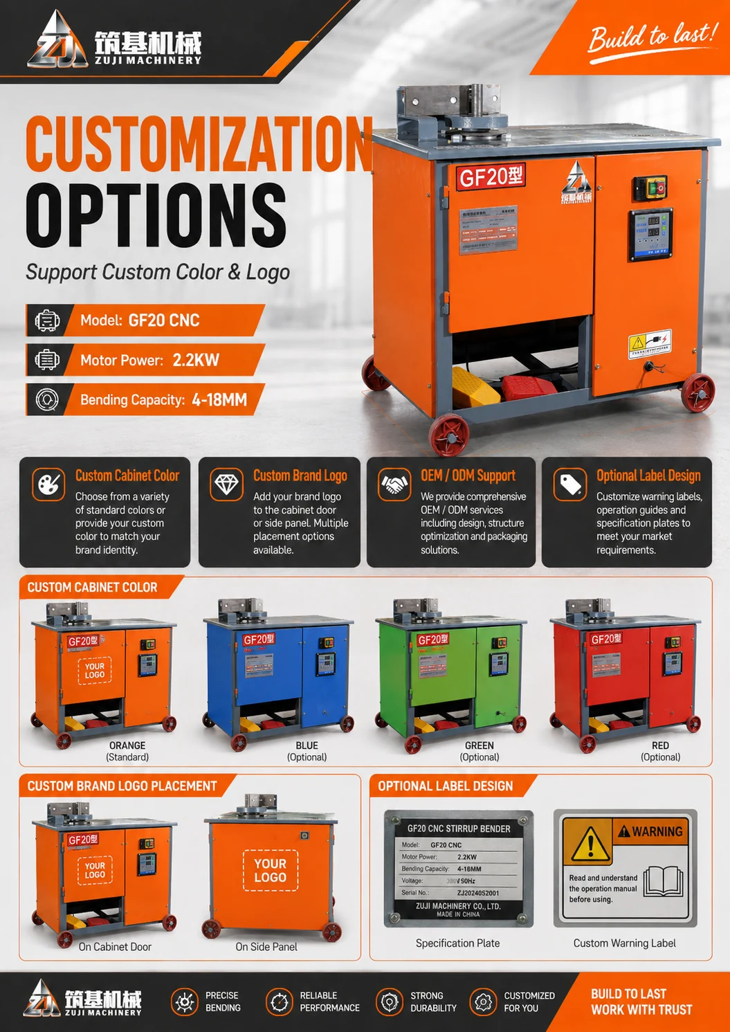 GF20 Rebar Stirrup Bending Machine CNC — Explore the details 2