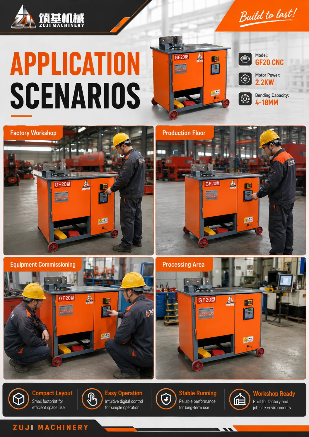 GF20 Rebar Stirrup Bending Machine CNC — Explore the details 3