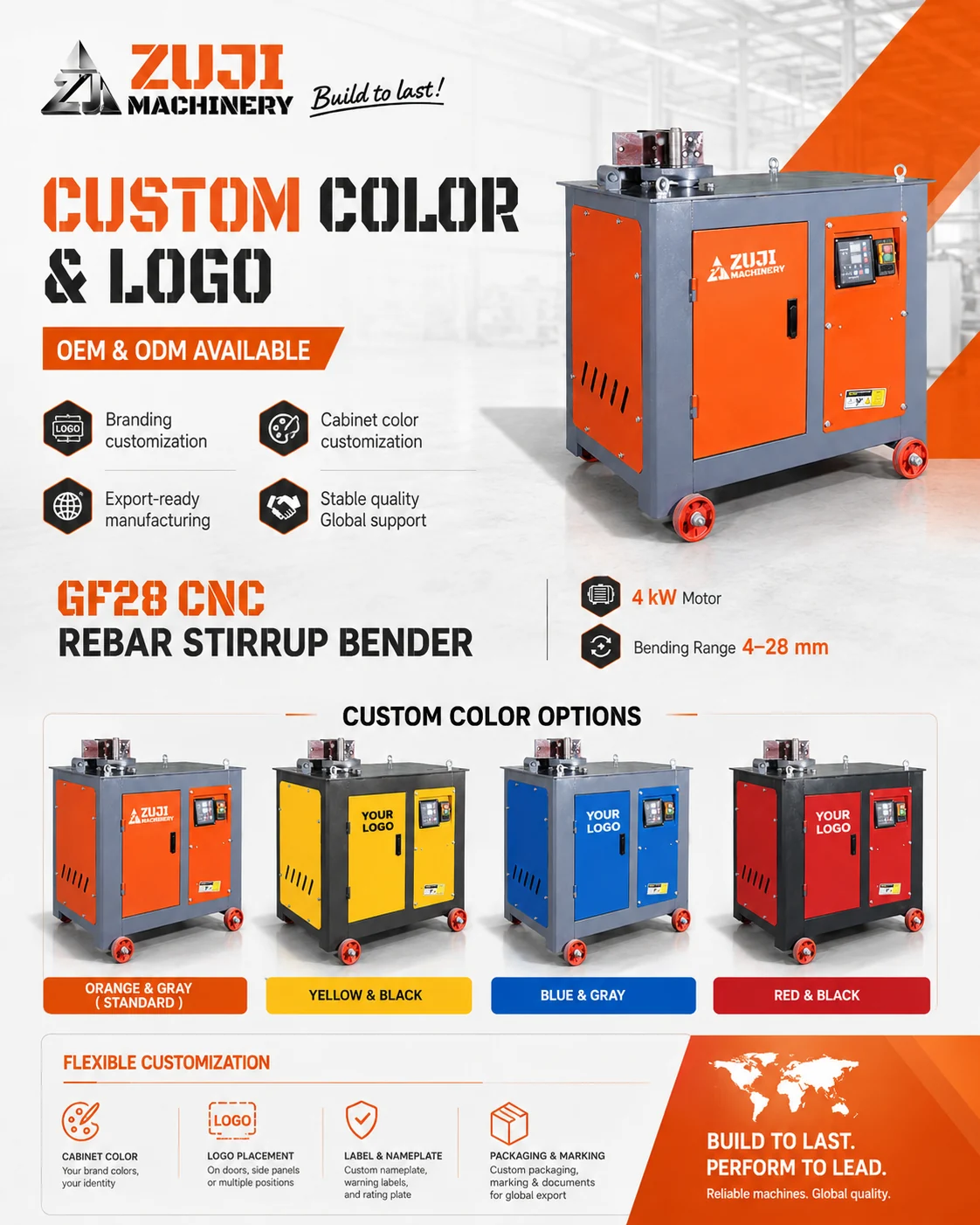 GF28 Rebar Stirrup Bending Machine CNC — Explore the details 4