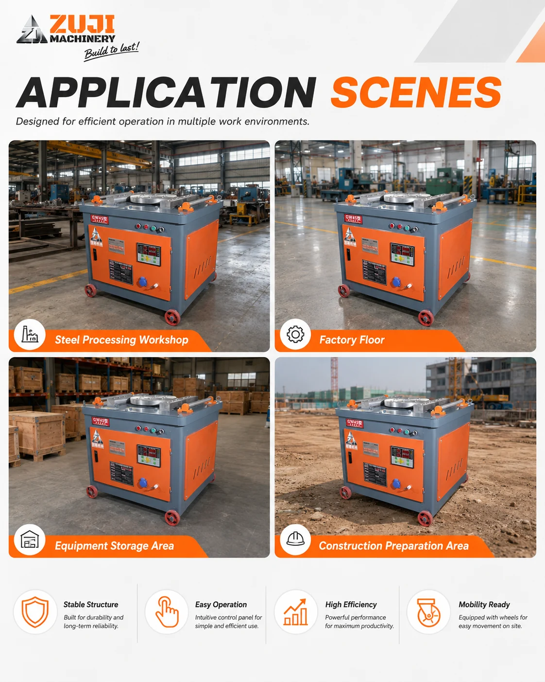 GW45 CNC Worm-Drive Rebar Bending Machine — Explore the details 1
