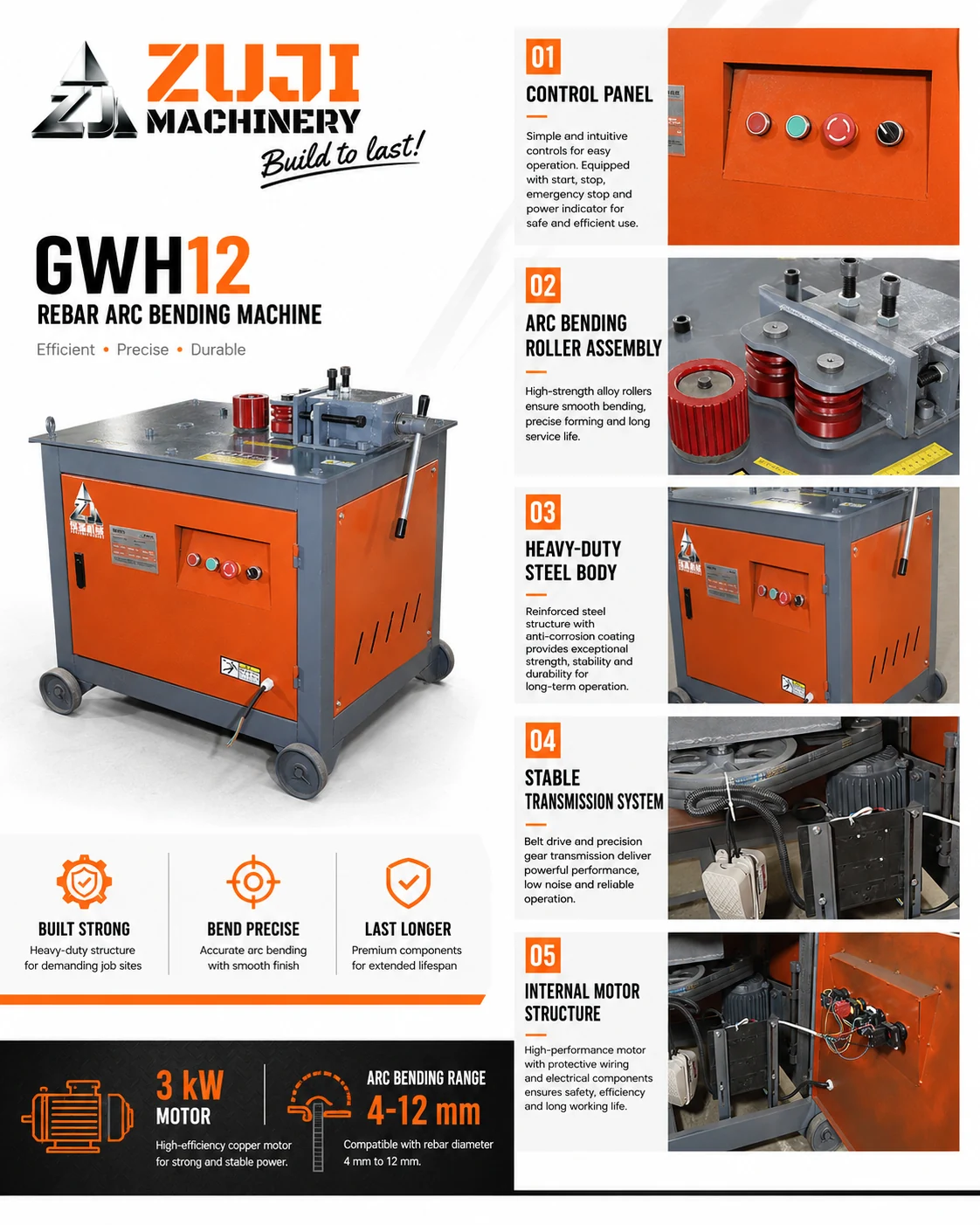Gwh 12 Rebar Arc Bending Machine — Explore the details 2
