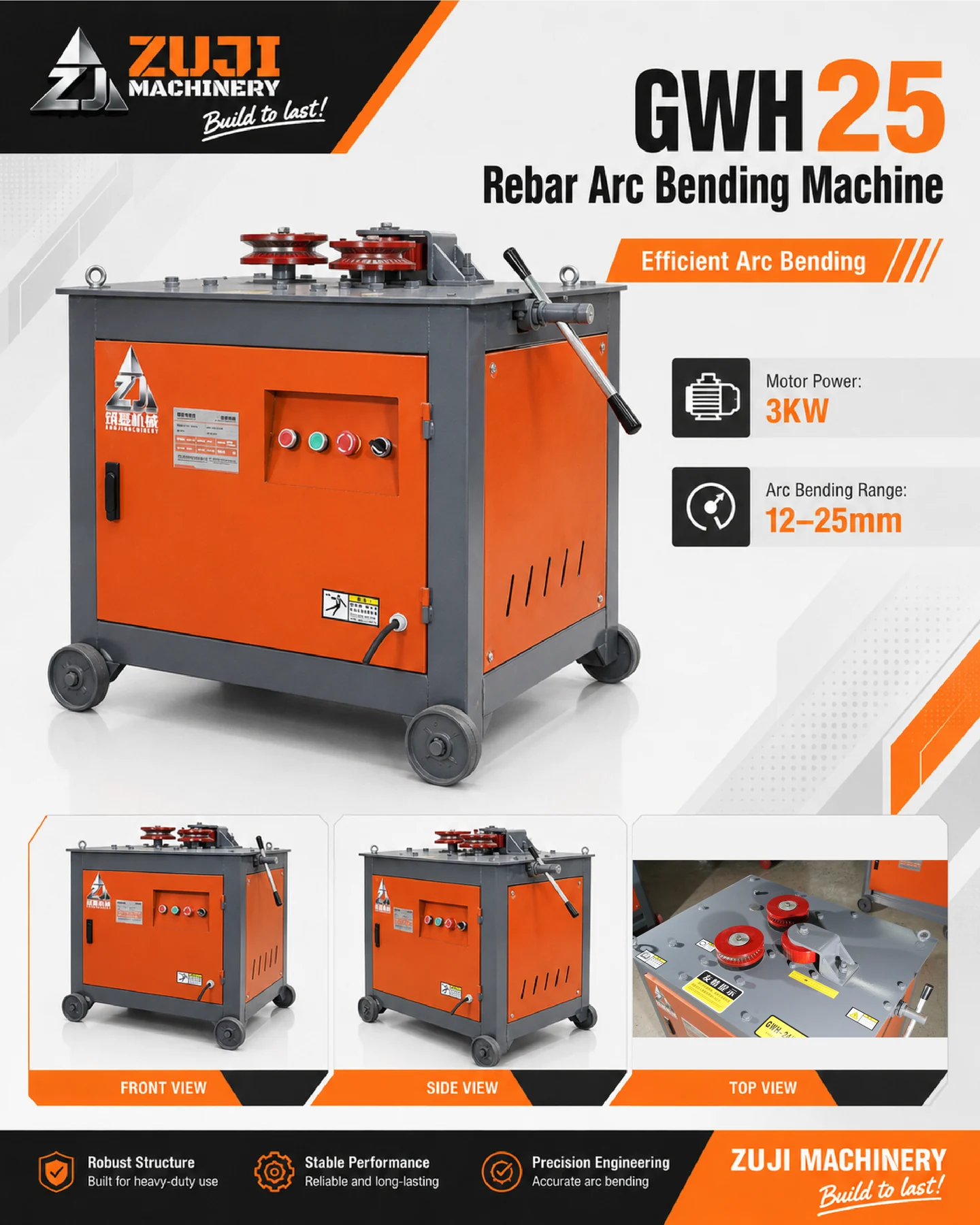 Gwh 25 Rebar Arc Bending Machine — Explore the details 4