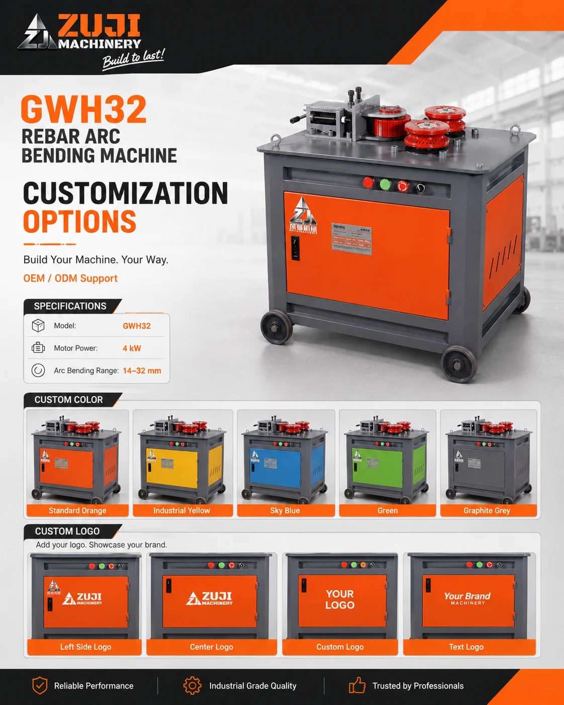 Gwh 32 Rebar Arc Bending Machine — Explore the details 3