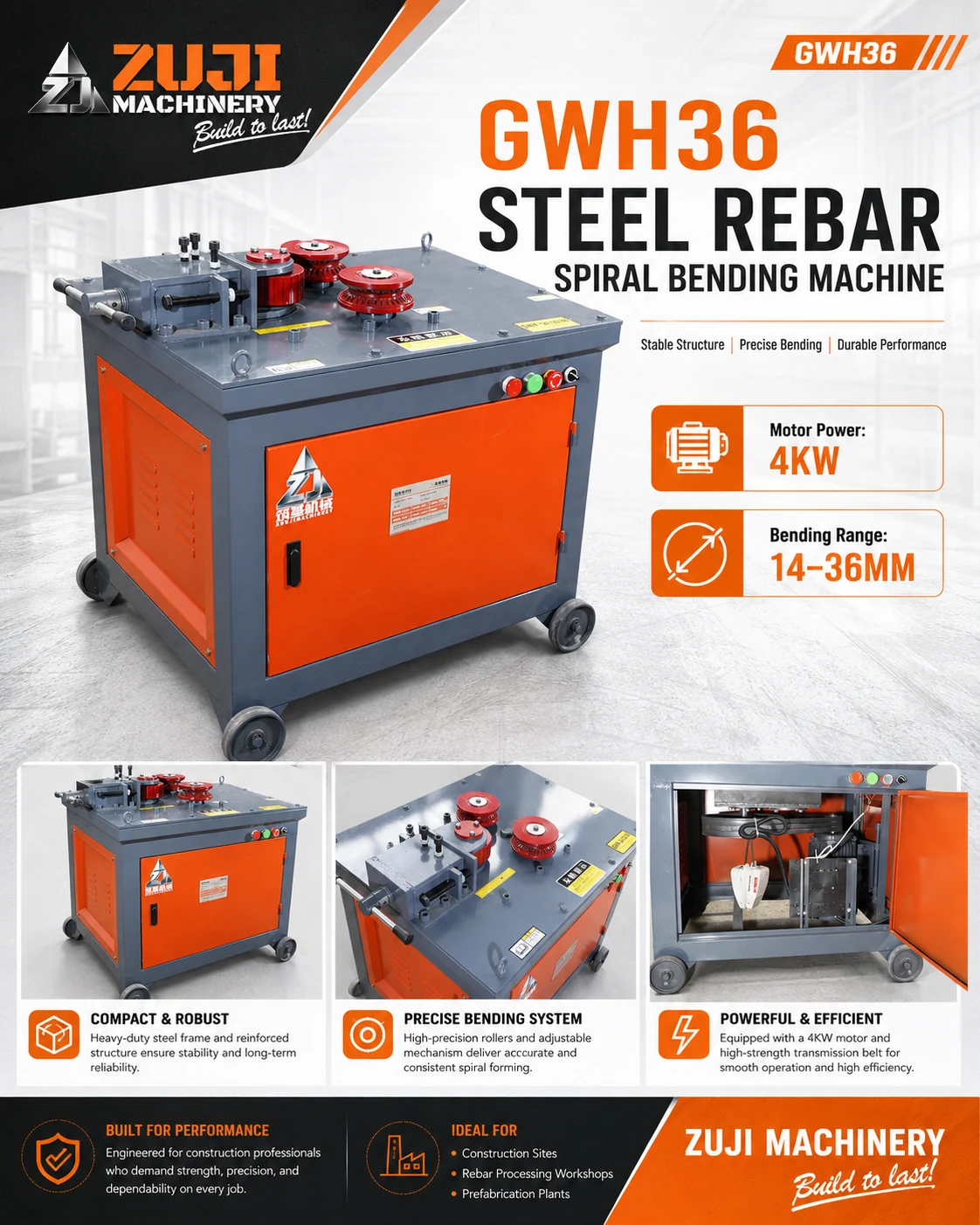 Gwh 36 Rebar Arc Bending Machine — Explore the details 1