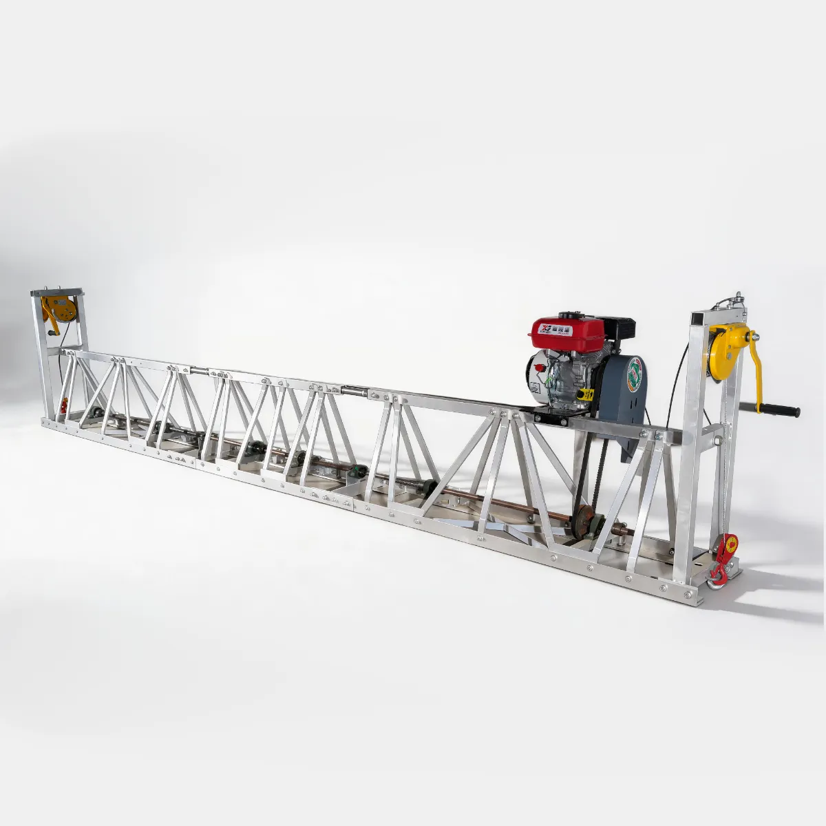 Hand crank Walking Assembled Aluminum Truss Screed Machine