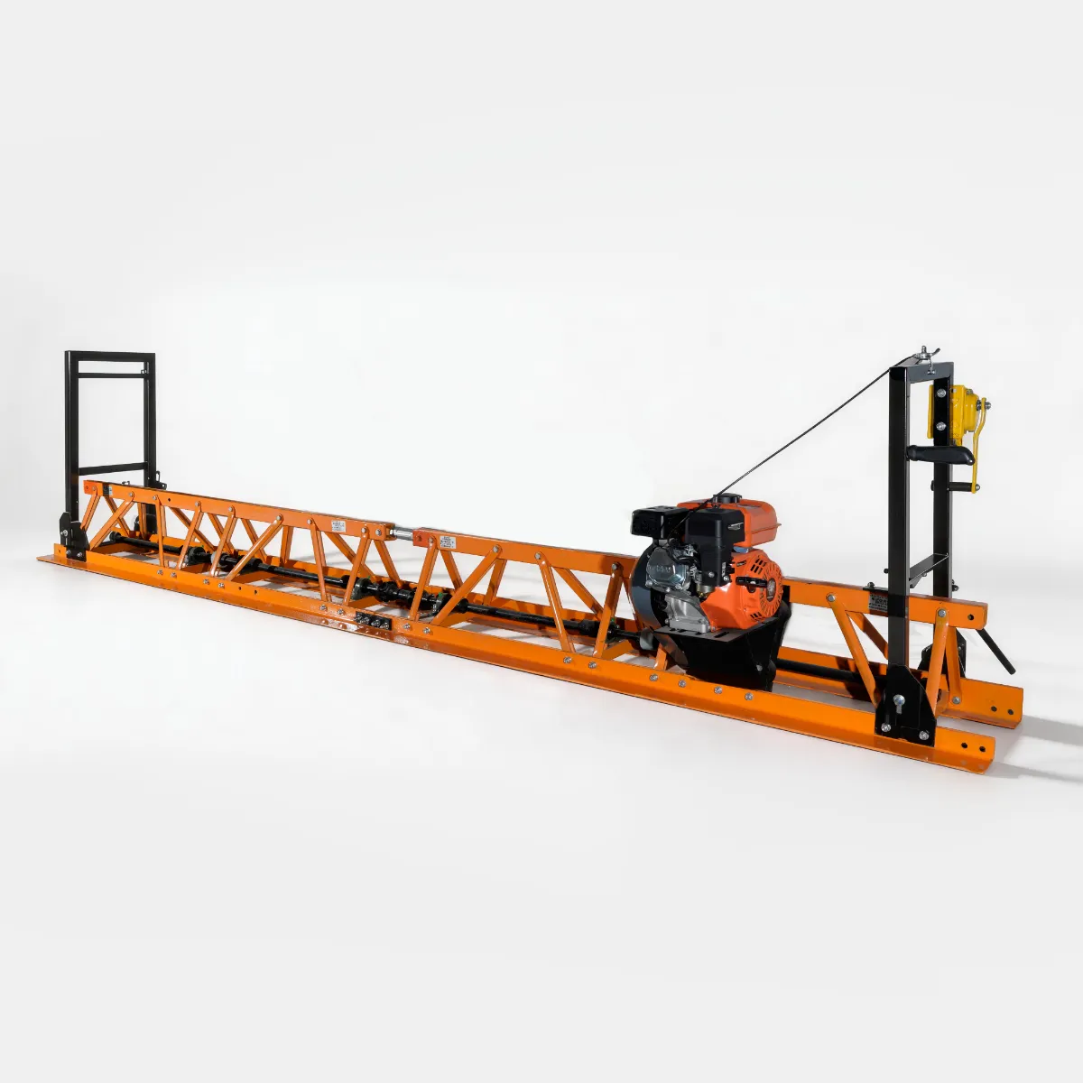 Hand crank Walking Assembled Truss Screed Machine